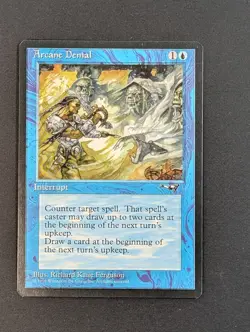 MTG - 1x Arcane Denial (Axe) - Alliances - Vintage - Blue - Magic The Gathering - Image 10