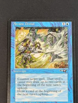 MTG - 1x Arcane Denial (Axe) - Alliances - Vintage - Blue - Magic The Gathering - Image 6