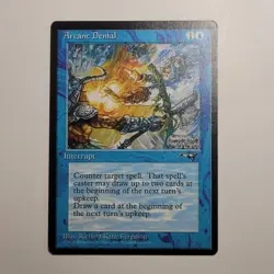 MTG - Arcane Denial (wi Axe) Alliances - NM - Vintage - Magic The Gathering - Image 2