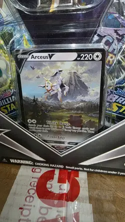Arceus V Figure Collection Box Cosmic Eclipse Pokemon Card TG Brand New & Sealed - Image 2