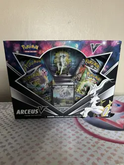 Arceus V Figure Collection Box Cosmic Eclipse Pokemon Card TG Brand New & Sealed - Image 1