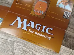 Magic The Gathering Revised 3RD 1994 EMPTY Booster Display Box Open No Cards - Image 10