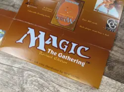 Magic The Gathering Revised 3RD 1994 EMPTY Booster Display Box Open No Cards - Image 3