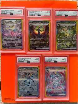 PSA 10 Terastal Festival Eevee Evolution SAR Set Of 5 SEQ Pokemon Card Japanese - Image 1