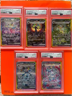 PSA 10 Terastal Festival Eevee Evolution SAR Set Of 5 SEQ Pokemon Card Japanese - Image 2