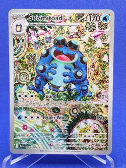 Pokémon TCG Scarlet & Violet Black Bolt - Seismitoad - Illustration Rare 105/086 - Image 1