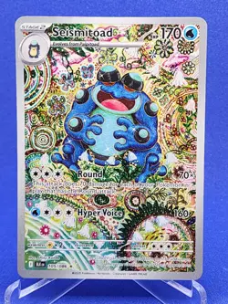 Pokémon TCG Scarlet & Violet Black Bolt - Seismitoad - Illustration Rare 105/086 - Image 11