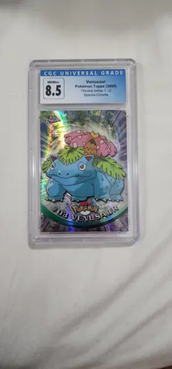 2000 Topps Chrome Pokemon SPECTRA  Venusaur Cgc 8.5 - Image 3
