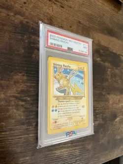 Pokemon HOLO SHINING RAICHU 2002 Neo Destiny PSA 9 MINT - Image 1