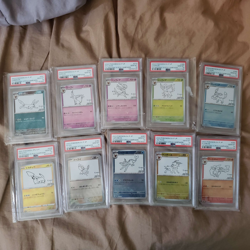 Pokemon Japanese Eevee  evolutions & Pikachu Yu Nagaba Campaign Set PSA 10 - Image 2