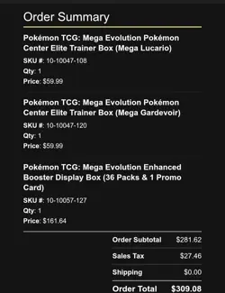 PRESALE Pokemon Center Mega Evolution 2 Elite Trainer 1 Enhanced Booster Boxes - Image 2