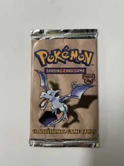 Wizards of The Coast Pokemon Fossil Booster Pack Aerodactyl Artwork Sealed - Image 1