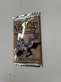 Wizards of The Coast Pokemon Fossil Booster Pack Aerodactyl Artwork Sealed - Image 9