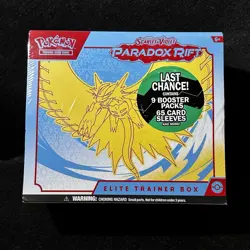 Pokémon TCG Scarlet and Violet Paradox Rift Elite Trainer Box ETB - Image 1