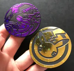 8 X Pokemon Large Coins Coin Tokens Shiny Blastoise London 2022 Pikachu Eevee - Image 10