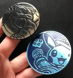 8 X Pokemon Large Coins Coin Tokens Shiny Blastoise London 2022 Pikachu Eevee - Image 6