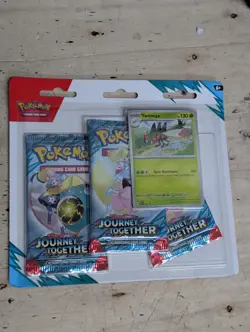 Pokemon Journey Together Triple Blister Pack Yanmega Promo Pack sealed - Image 2