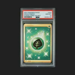 PSA 10 GEM MINT 2021 Pokémon Fusion Strike Secret Grass Energy 283/264 - Image 1