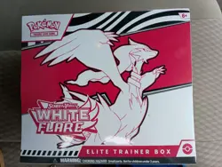 Pokemon Scarlet Violet White Flare ETB Elite Trainer Box (new sealed in hand) - Image 3