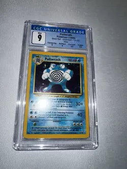 Poliwrath Base Set Holo 13/102 Unlimited CGC 9 Blue Label Pokemon - Image 5