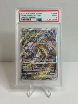 2023 POKEMON SWSH FA/MEWTWO VSTAR CROWN ZENITH MINT 9 PSA - Image 3