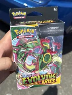 Pokémon Sword & Shield Evolving Skies Hanger Box - 3 Booster Packs - Image 3