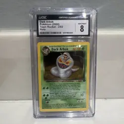 CGC 8 Dark Arbok 2000 Team Rocket 2/82 Holo Pokemon Card psa - Image 1