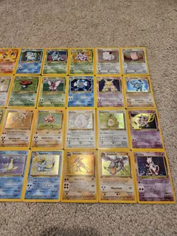 UPDATED! Vintage Original Pokemon Complete 151/150 Base 27x Holos 1st Shadowless - Image 12
