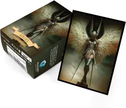 100 MTG Card Sleeves with 100 Inner Sleeves, Textured Back Art Sleeve, Fit Stand - Image 6