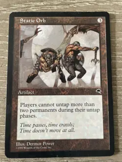 Static Orb  - Tempest #310 MTG NM Magic: the Gathering - Image 1