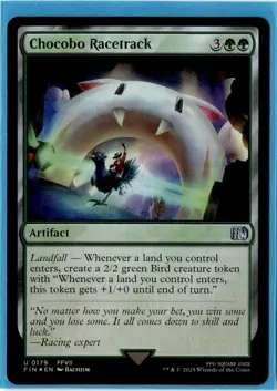 Chocobo Racetrack (Foil) | 0179 | Uncommon | MTG X Final Fantasy - Image 1