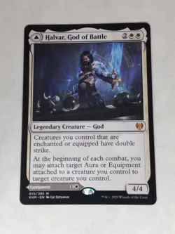 MTG  Halvar, God of Battle  - KHM  / 015 - - Image 1
