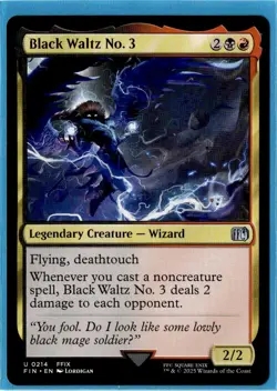 Black Waltz No. 3 | 0214 | Uncommon | MTG X Final Fantasy - Image 1