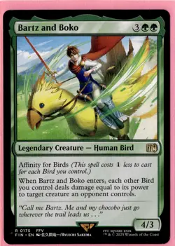Bartz and Boko | 0175 | Rare | MTG X Final Fantasy - Image 1