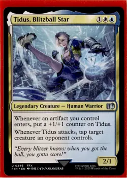 Tidus, Blitzball Star | 0246 | Uncommon | MTG X Final Fantasy - Image 1