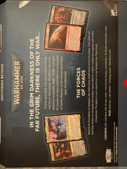 Magic the Gathering MTG Warhammer 40k Commander Deck Set of 4 Factory Sealed - Image 7