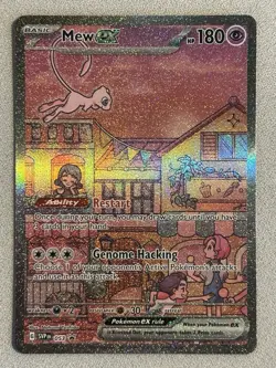 Pokemon TCG Mew ex SVP 053 Scarlet Violet 151 UPC Promo Full Art Card - Image 3