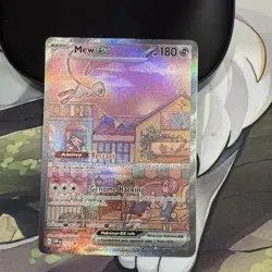 Pokemon TCG Mew ex SVP 053 Scarlet Violet 151 UPC Promo Full Art Card - Image 3