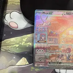 Pokemon TCG Mew ex SVP 053 Scarlet Violet 151 UPC Promo Full Art Card - Image 4