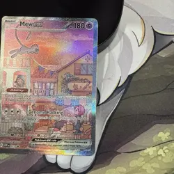 Pokemon TCG Mew ex SVP 053 Scarlet Violet 151 UPC Promo Full Art Card - Image 5