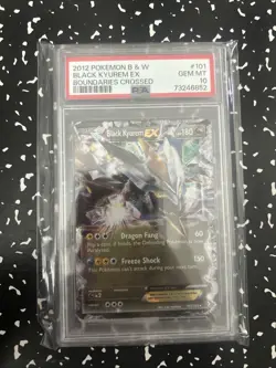 2012 Pokemon Black & White Boundaries Crossed Black Kyurem Ex #101 PSA 10 - Image 1