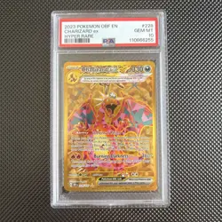 Pokemon TCG Charizard EX 228/197 Obsidian Flames Hyper Rare Gold GEM MINT PSA 10 - Image 1