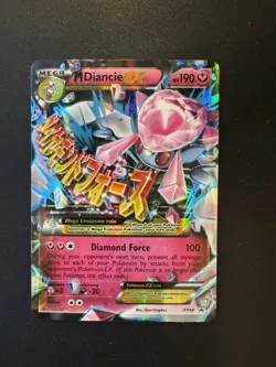 M Diancie EX XY44 Black Star Promo Holo Ultra Rare PokÃ©mon Card LP-MP - Image 1