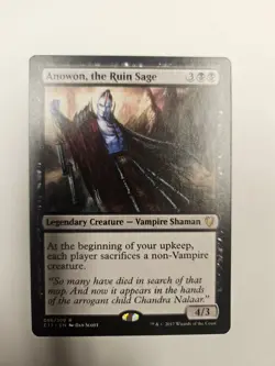 Anowon, the Ruin Sage Commander 2017 Black Rare Magic: The Gathering Card - Image 1