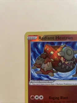 PokÃ©mon TCG Radiant Heatran Astral Radiance Holo Card 027/189 - Image 2