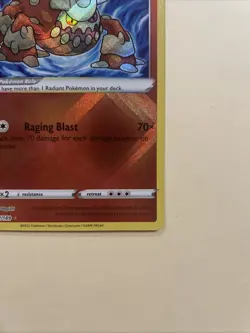 PokÃ©mon TCG Radiant Heatran Astral Radiance Holo Card 027/189 - Image 4