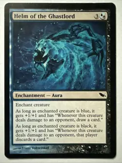 Helm of the Ghastlord: MtG Magic the Gathering Shadowmoor Common - Image 1