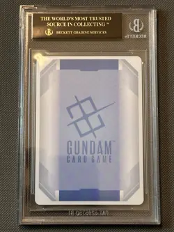 Gundam Card Game Beta Japanese Aile Strike Gundam LR BGS 10 BLACK LABEL - Image 2