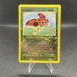 NM Ledyba 07/18 Southern Islands Reverse Holo Rare Vintage Pokemon Card - Image 1