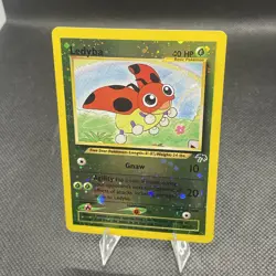 NM Ledyba 07/18 Southern Islands Reverse Holo Rare Vintage Pokemon Card - Image 4